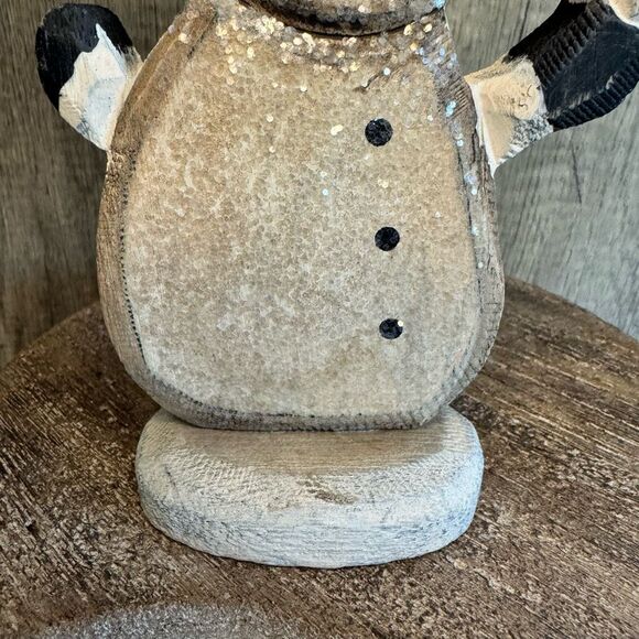 Rustic Snowman Wooden Christmas Holiday Decor  FAST SHIP NEW - Picture 6 of 9